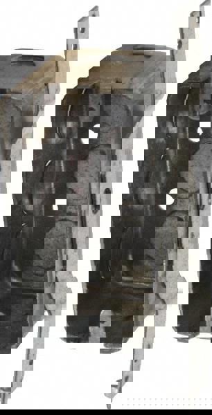 Electrical Wall Box: Steel, Rectangle, 4